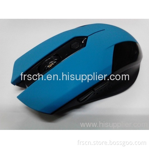 2013 Newest Design Cool Shape Rubber Oil Surface Wireless Mouse With 5keys